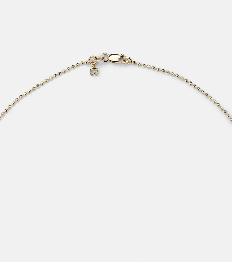Sydney Evan Albert Large 14kt yellow and white gold necklace with diamonds | Thumbnail 2 Sydney Evan Albert Large 14kt yellow and white gold necklace with diamonds | Thumbnail 2