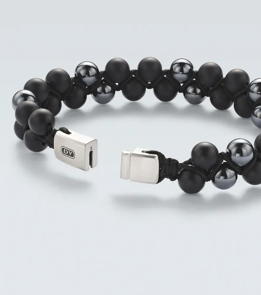 David Yurman Spiritual Beads sterling silver bracelet with onyx | Thumbnail 2 David Yurman Spiritual Beads sterling silver bracelet with onyx | Thumbnail 2