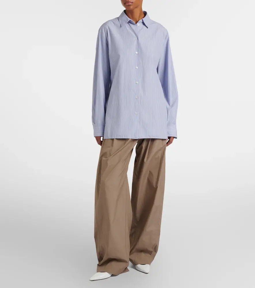 The Row Sisilia striped cotton shirt | Thumbnail 3