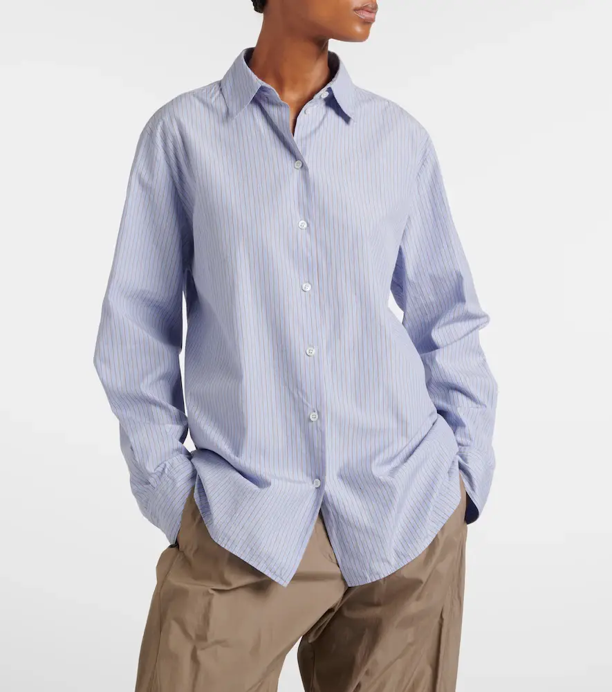 The Row Sisilia striped cotton shirt | Thumbnail 4