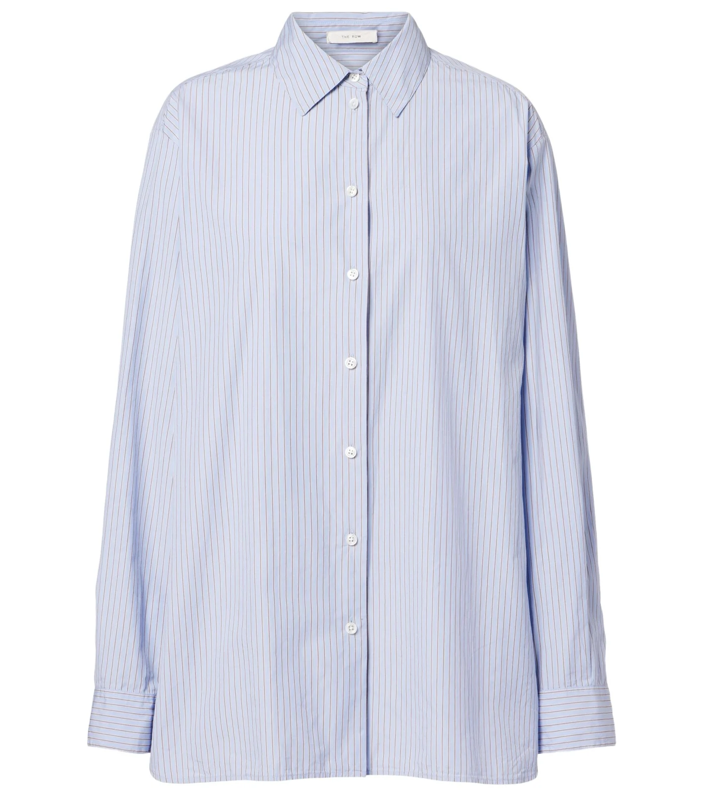 The Row Sisilia striped cotton shirt