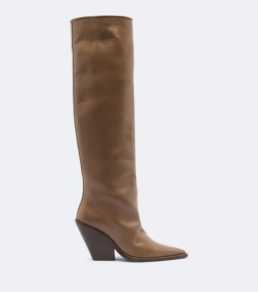 Souliers Martinez Nevada leather knee-high boots | Thumbnail 2 Souliers Martinez Nevada leather knee-high boots | Thumbnail 2