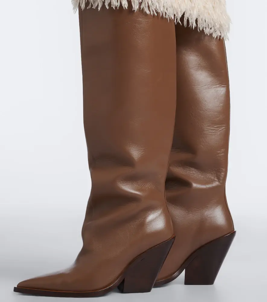 Souliers Martinez Nevada leather knee-high boots | Thumbnail 6 Souliers Martinez Nevada leather knee-high boots | Thumbnail 6