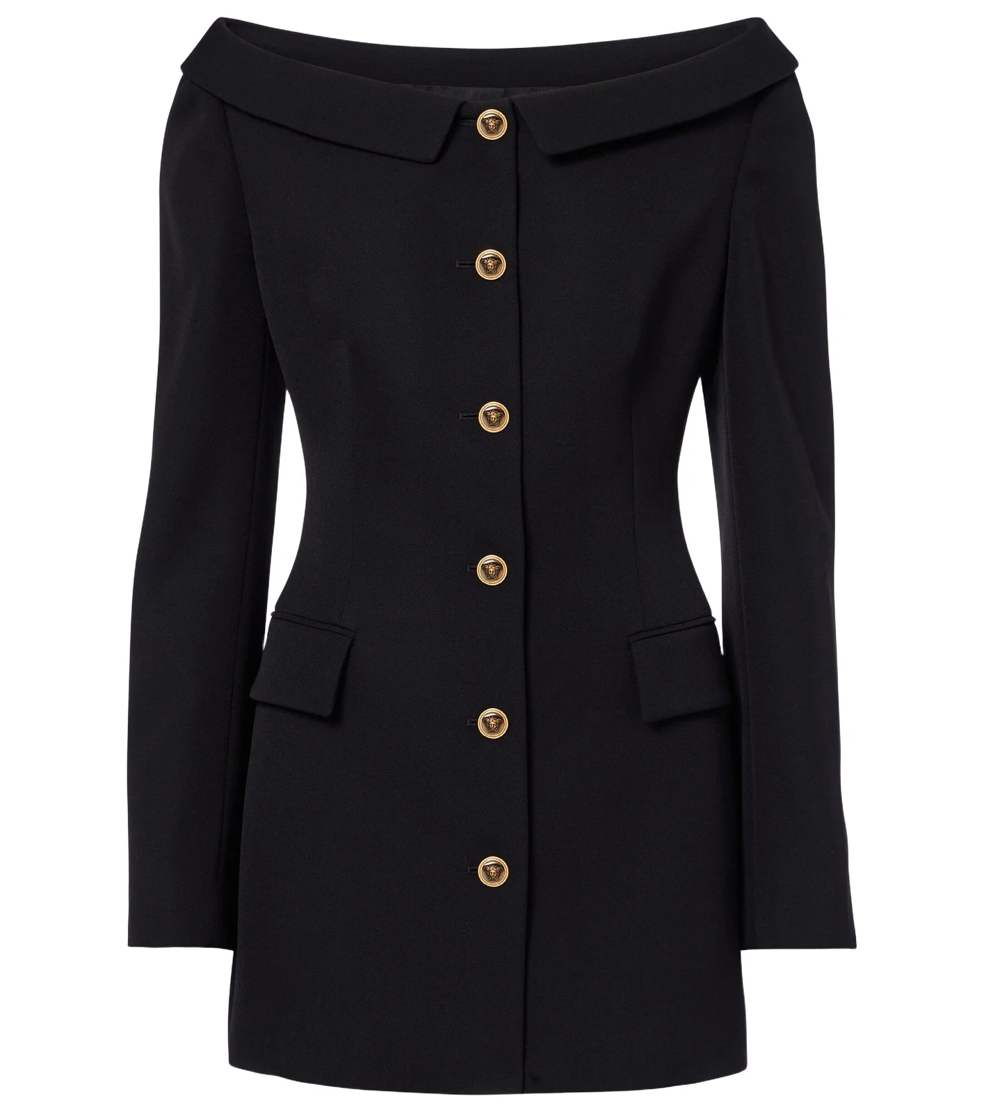 Virgin wool grain de poudre jacket