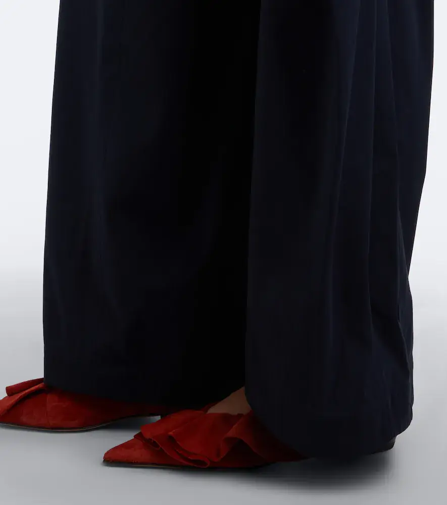 JW Anderson Twist draped cotton wide-leg pants | Thumbnail 3 JW Anderson Twist draped cotton wide-leg pants | Thumbnail 3