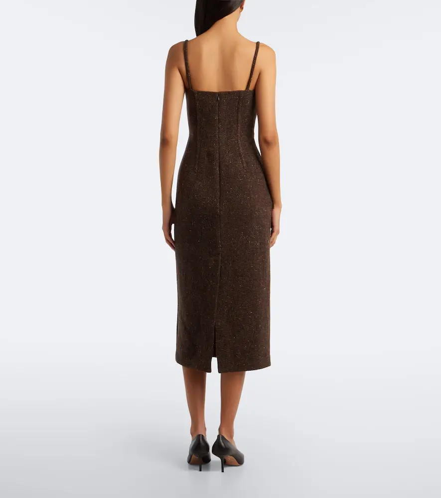 Ralph Lauren Collection Jocey wool and cashmere-blend midi dress | Thumbnail 2