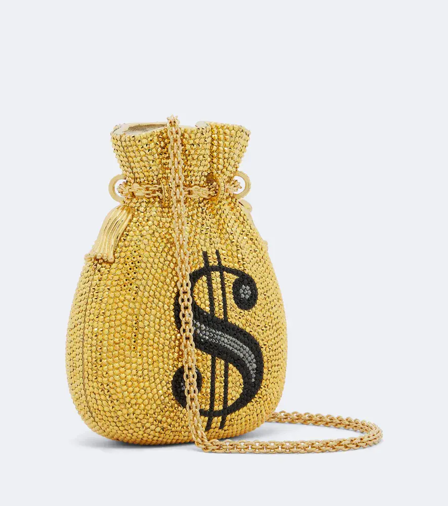 Judith Leiber Couture Money Bag crystal-embellished clutch | Thumbnail 2