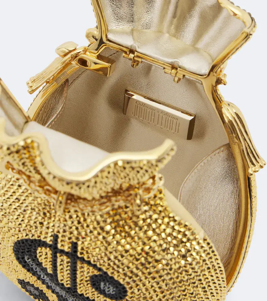 Judith Leiber Couture Money Bag crystal-embellished clutch | Thumbnail 3