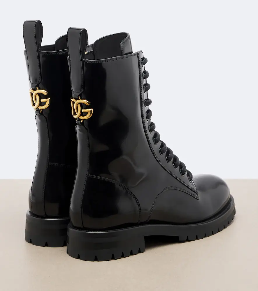 Dolce & Gabbana DG leather lace-up boots | Thumbnail 2