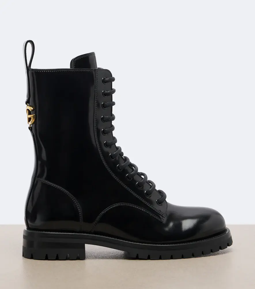 Dolce & Gabbana DG leather lace-up boots | Thumbnail 4
