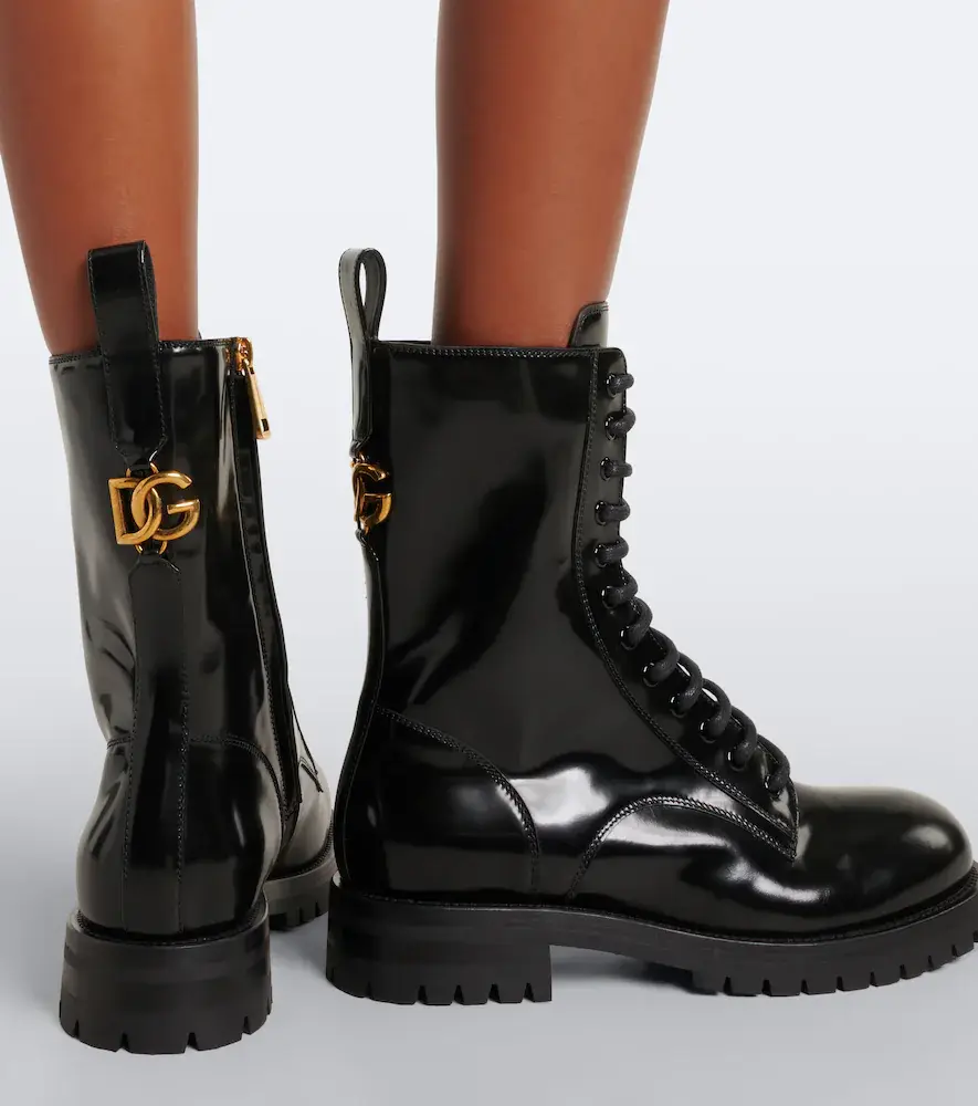Dolce & Gabbana DG leather lace-up boots | Thumbnail 6
