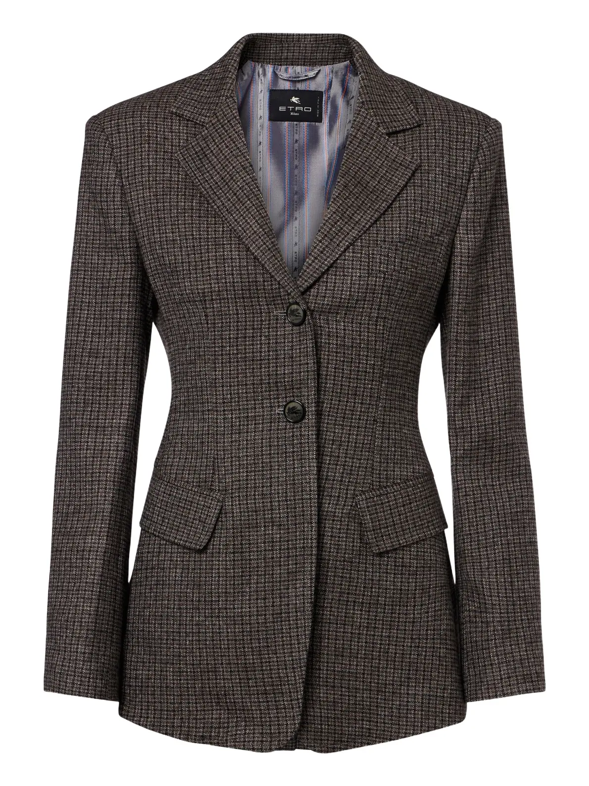 Etro Checked wool blazer