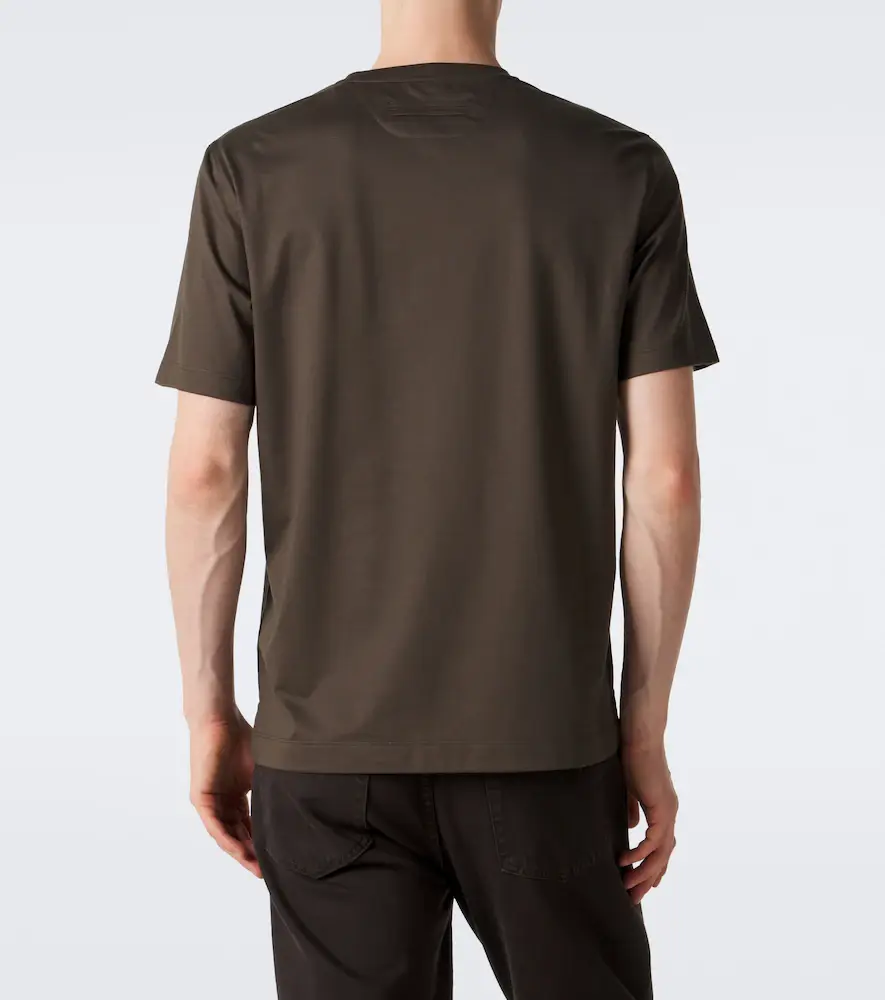Zegna Cotton jersey T-shirt | Thumbnail 4 Zegna Cotton jersey T-shirt | Thumbnail 4