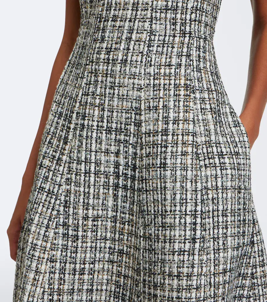 Proenza Schouler White Label Beatrix bouclé midi dress | Thumbnail 3 Proenza Schouler White Label Beatrix bouclé midi dress | Thumbnail 3