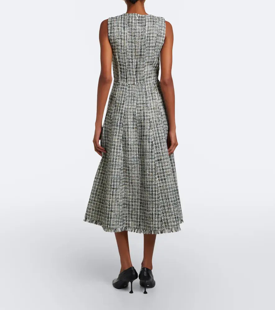 Proenza Schouler White Label Beatrix bouclé midi dress | Thumbnail 5 Proenza Schouler White Label Beatrix bouclé midi dress | Thumbnail 5