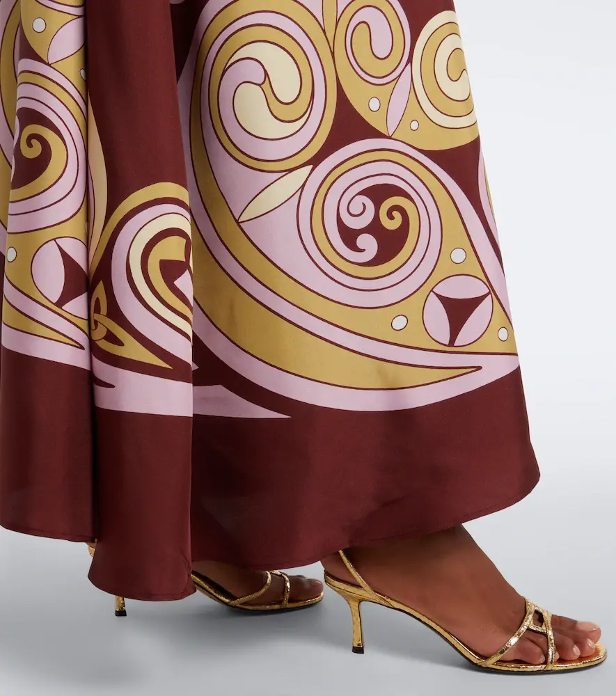 La DoubleJ Muumuu belted printed silk twill kaftan | Thumbnail 2 La DoubleJ Muumuu belted printed silk twill kaftan | Thumbnail 2
