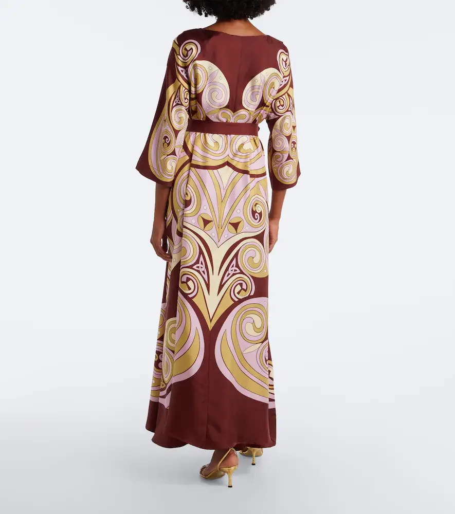 La DoubleJ Muumuu belted printed silk twill kaftan | Thumbnail 5 La DoubleJ Muumuu belted printed silk twill kaftan | Thumbnail 5
