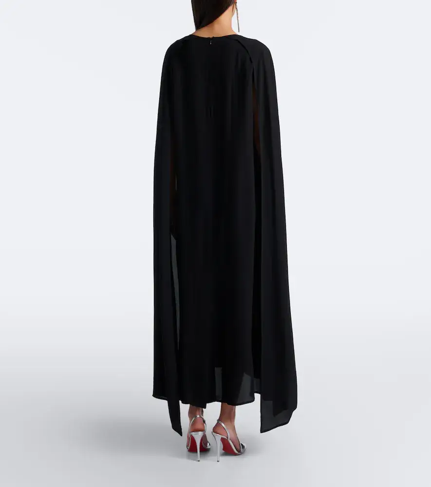 Plan C Caped midi dress | Thumbnail 2 Plan C Caped midi dress | Thumbnail 2