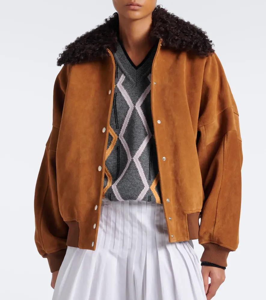 Plan C Suede blouson jacket | Thumbnail 2 Plan C Suede blouson jacket | Thumbnail 2