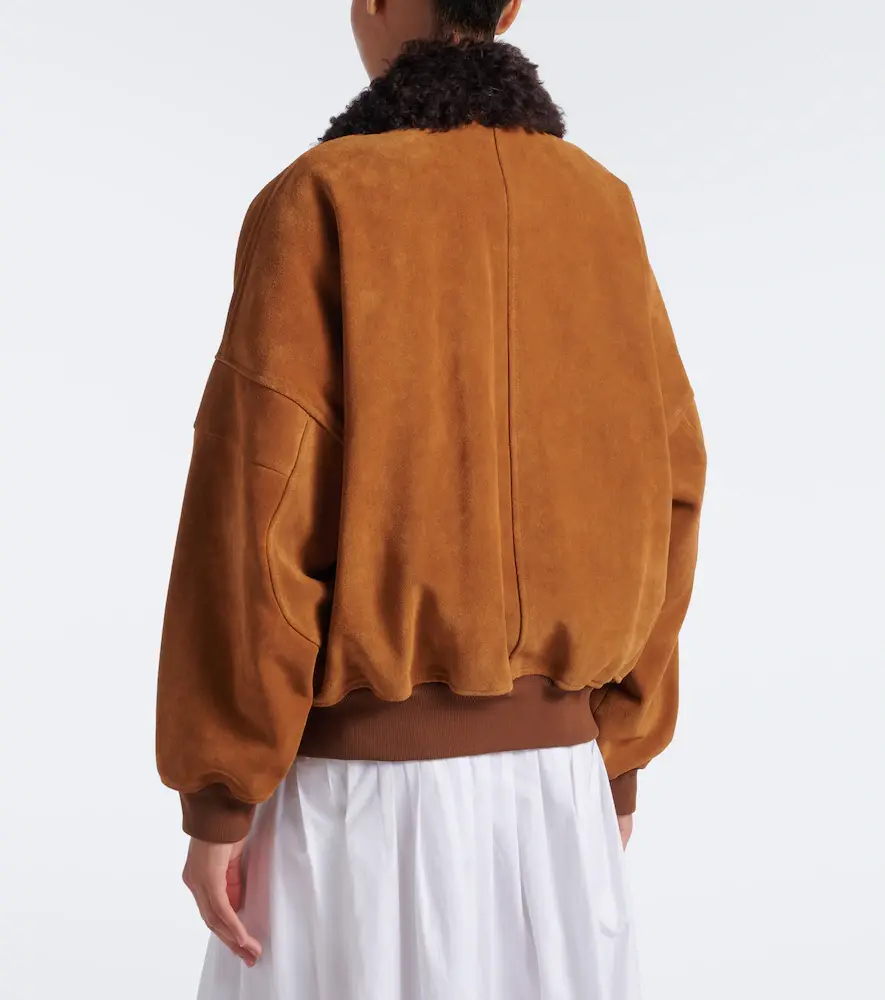 Plan C Suede blouson jacket | Thumbnail 6 Plan C Suede blouson jacket | Thumbnail 6