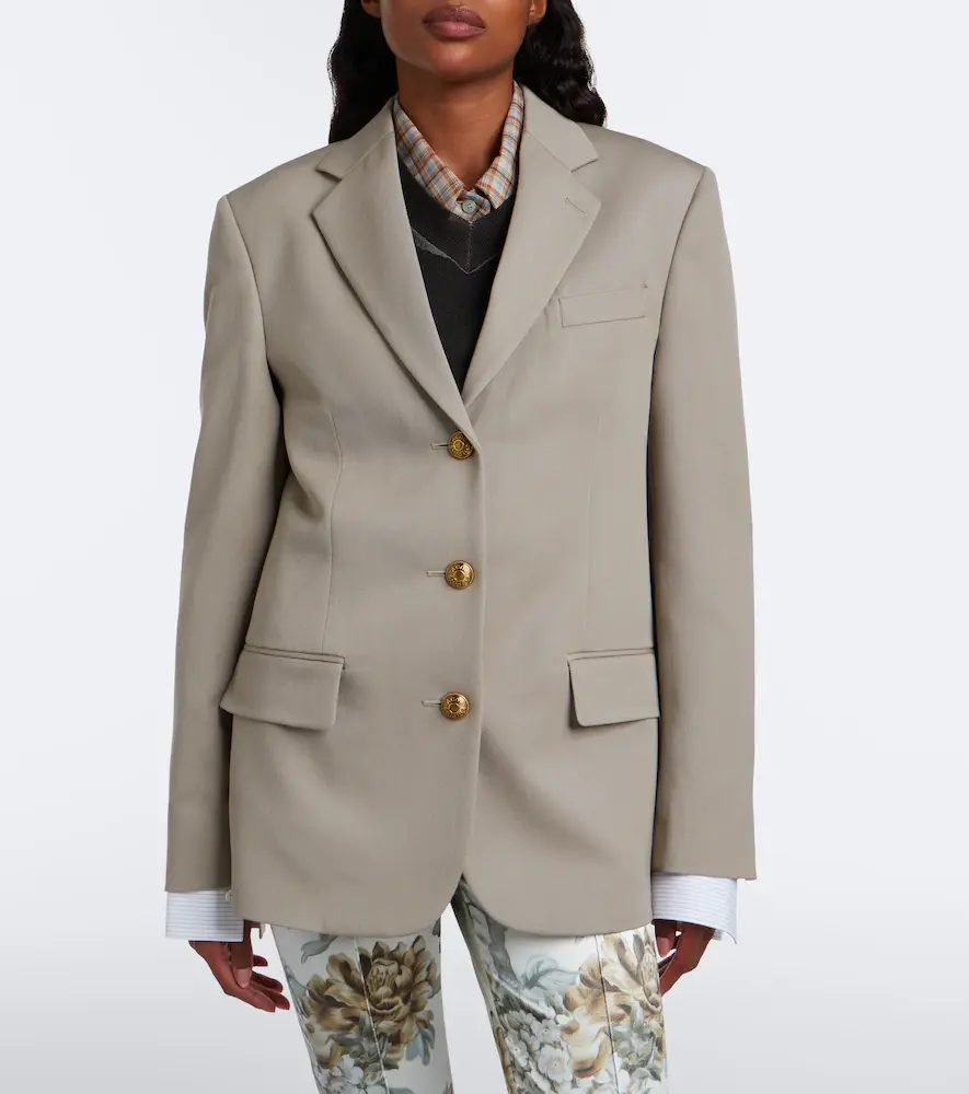 Acne Studios Layered wool blazer | Thumbnail 5 Acne Studios Layered wool blazer | Thumbnail 5