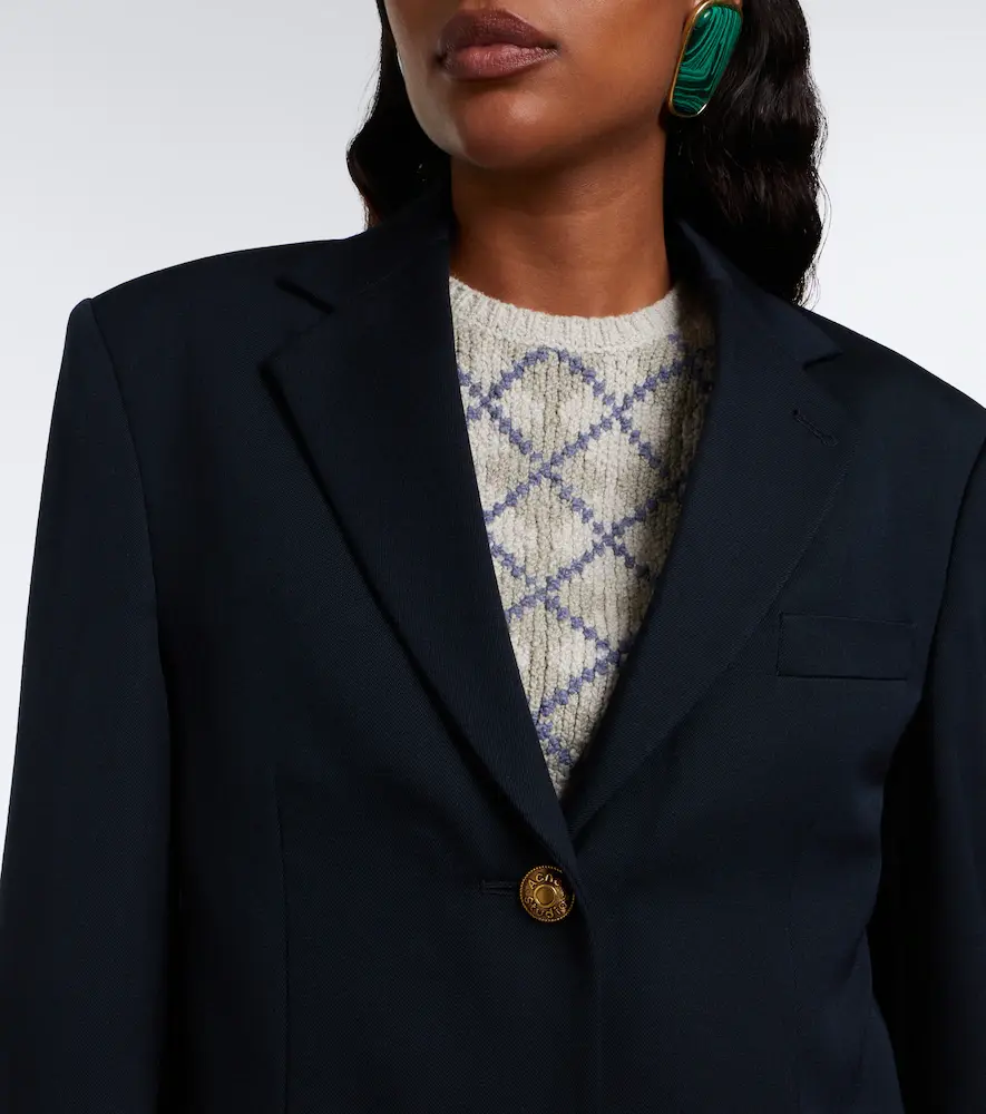 Acne Studios Layered wool blazer | Thumbnail 6 Acne Studios Layered wool blazer | Thumbnail 6