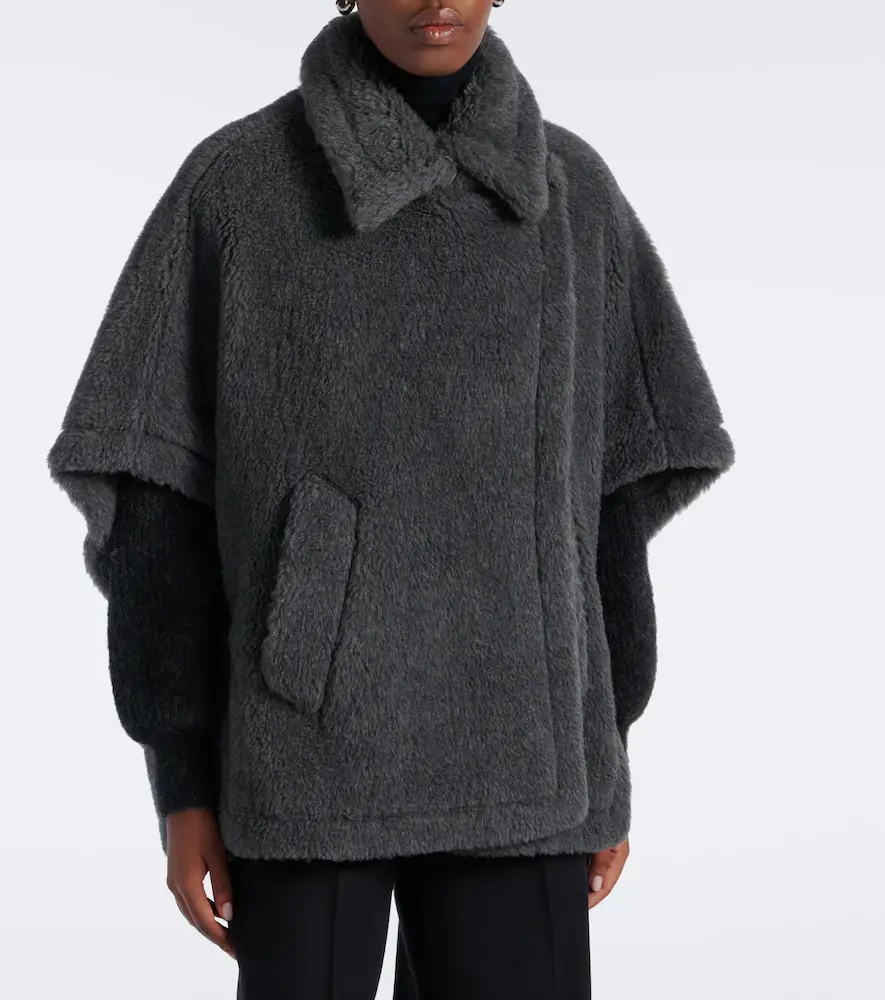 Max Mara Wool, alpaca, and silk cape | Thumbnail 3 Max Mara Wool, alpaca, and silk cape | Thumbnail 3