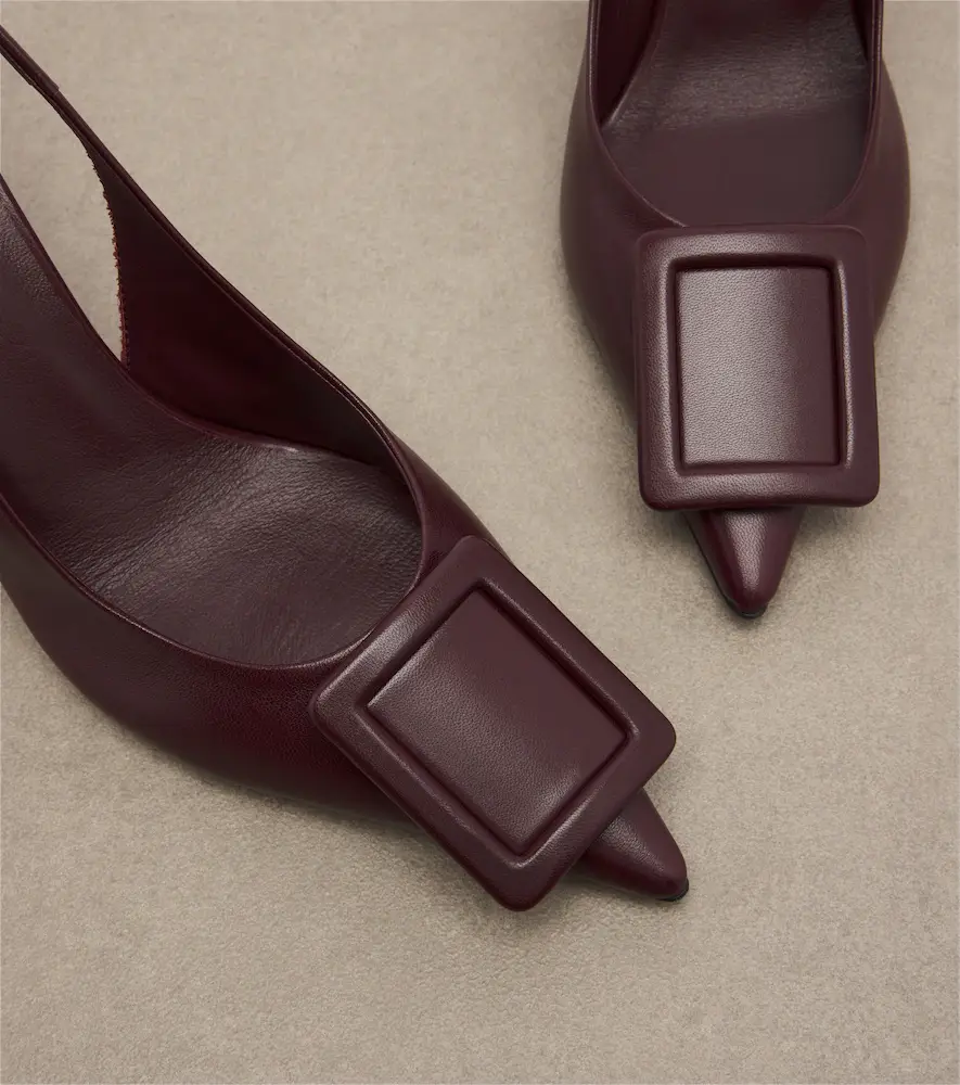 Roger Vivier Viv' In The City leather slingback pumps | Thumbnail 2