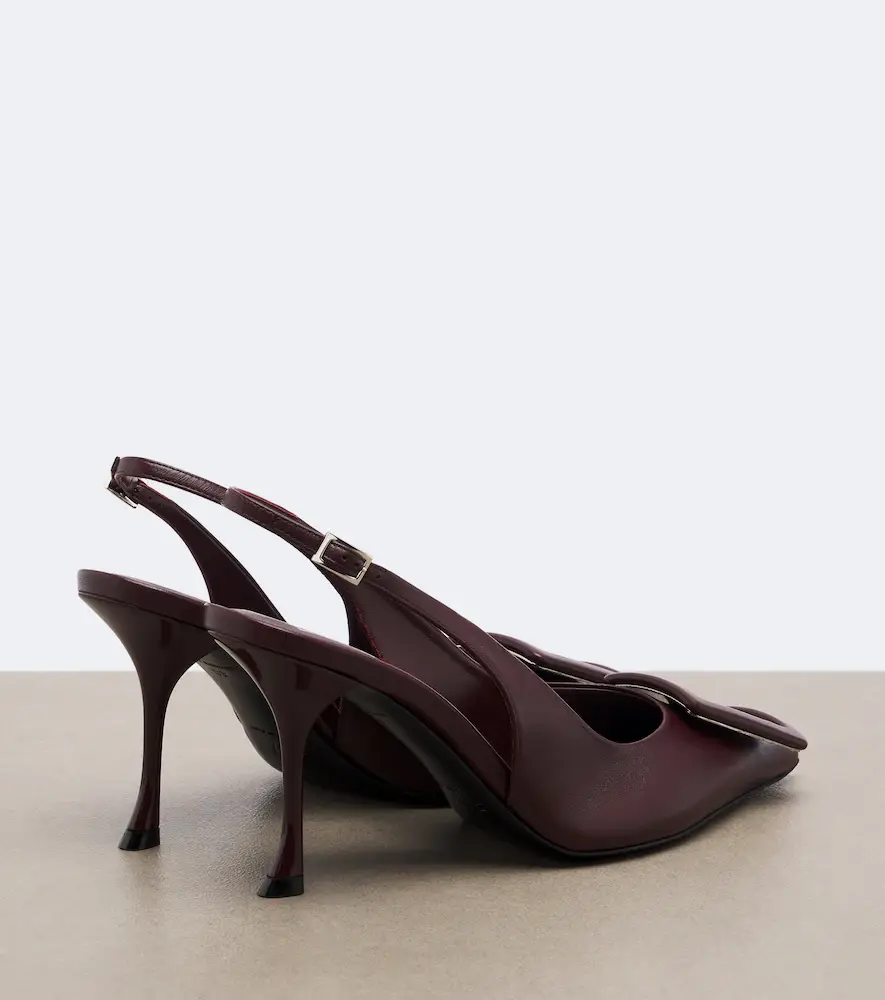 Roger Vivier Viv' In The City leather slingback pumps | Thumbnail 3