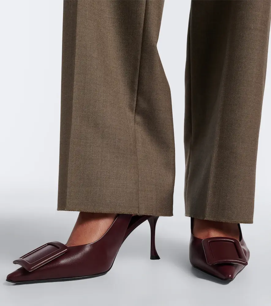 Roger Vivier Viv' In The City leather slingback pumps | Thumbnail 6