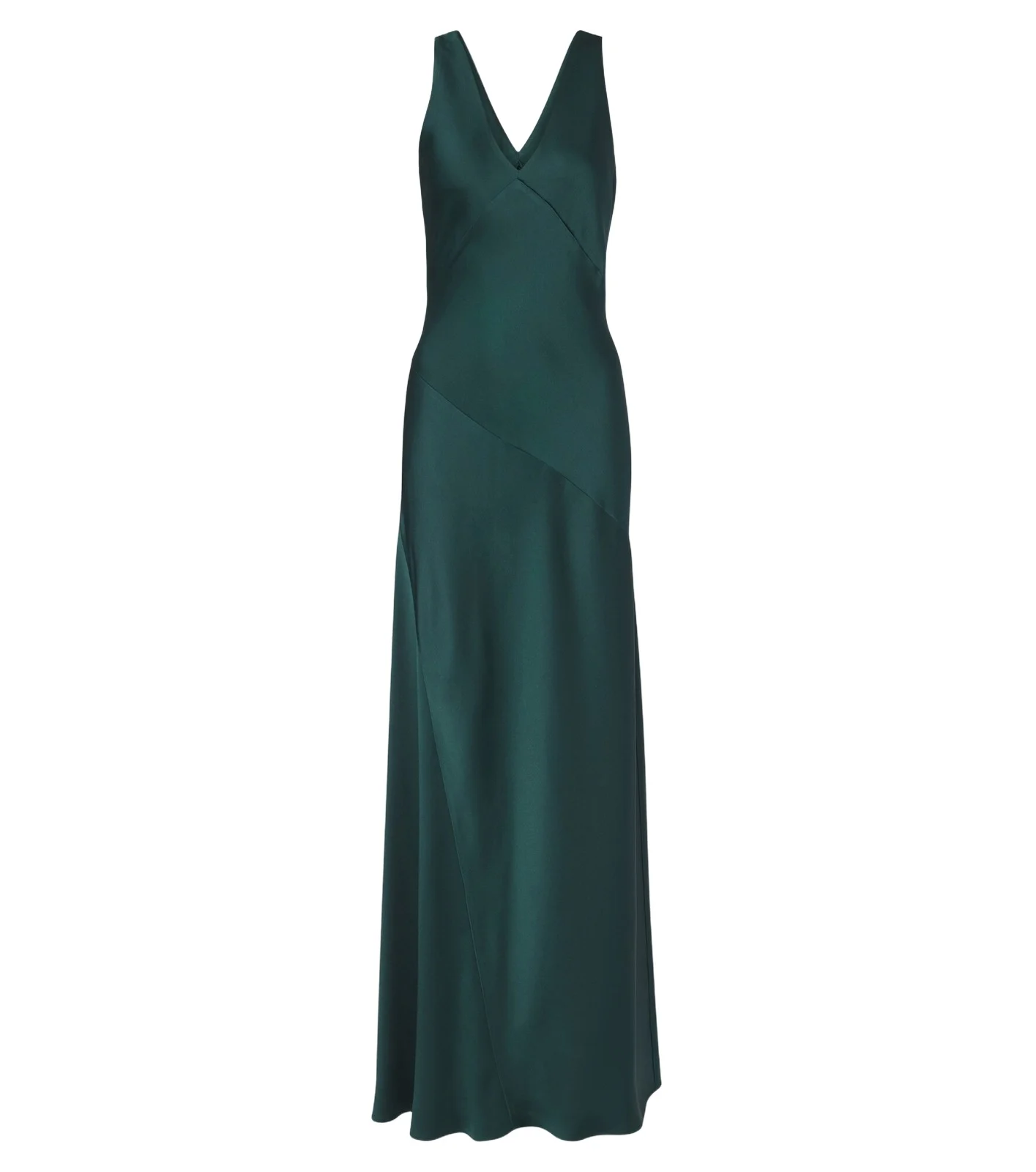 Elegante satin maxi dress