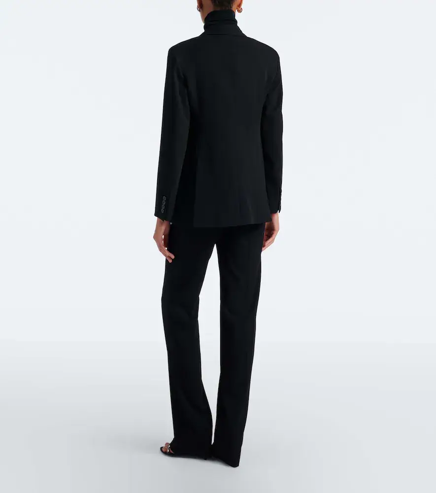 Max Mara Virgin wool straight pants | Thumbnail 3 Max Mara Virgin wool straight pants | Thumbnail 3