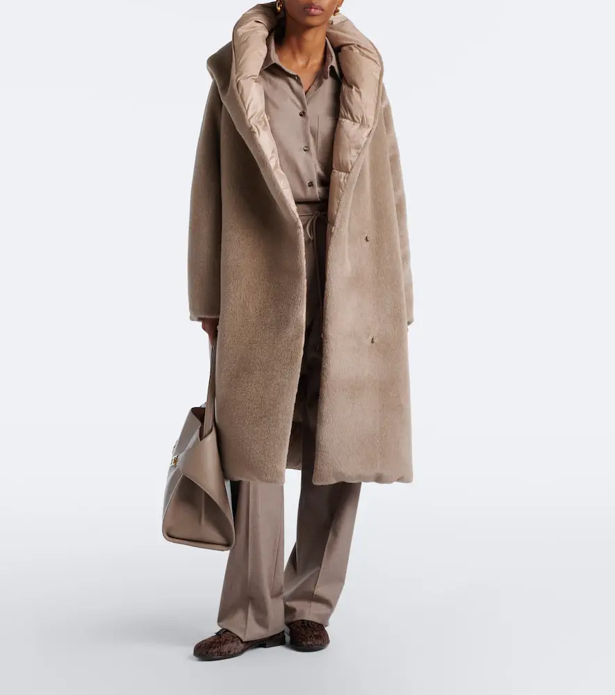 Max Mara The Cube reversible alpaca and wool down coat | Thumbnail 6