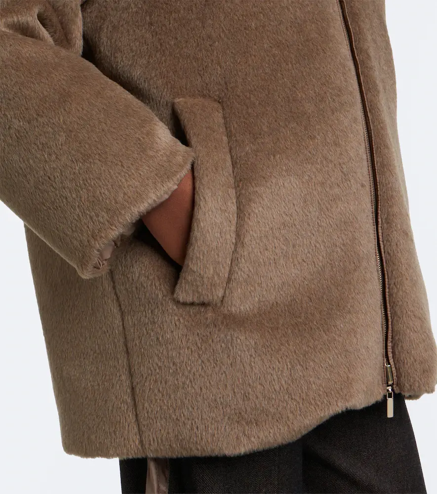 Max Mara The Cube reversible alpaca and wool down jacket | Thumbnail 4 Max Mara The Cube reversible alpaca and wool down jacket | Thumbnail 4