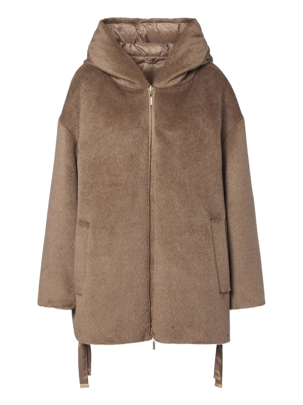 Max Mara The Cube reversible alpaca and wool down jacket