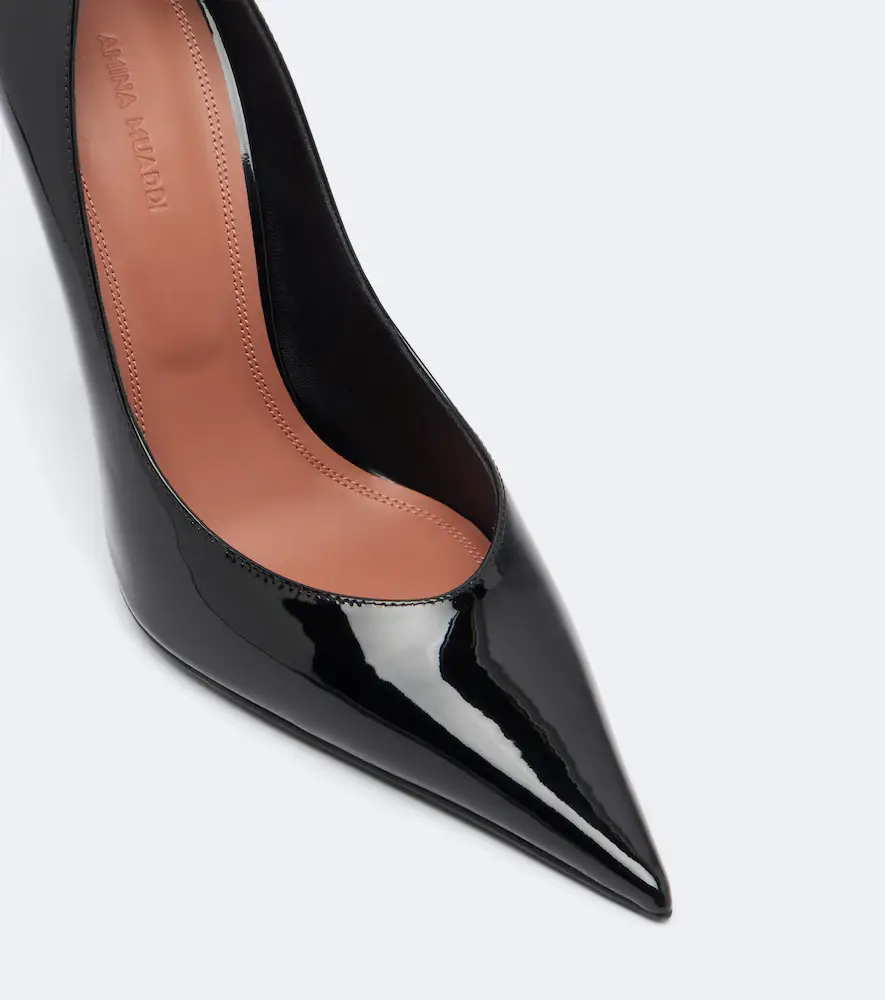 Amina Muaddi Anok patent leather pumps | Thumbnail 3 Amina Muaddi Anok patent leather pumps | Thumbnail 3