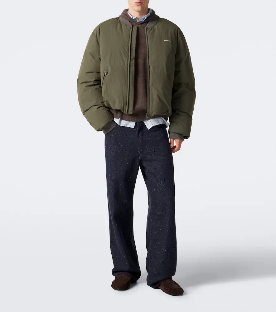 Acne Studios Knitted cashmere-blend hoodie | Thumbnail 4