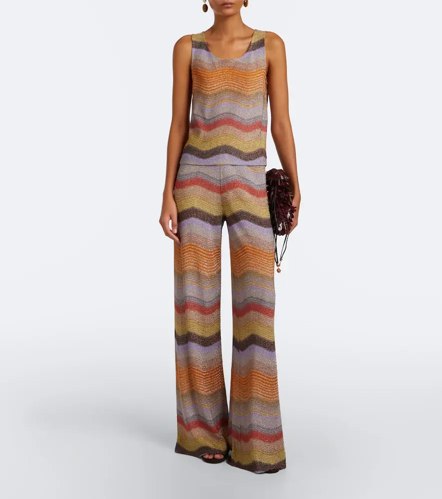 Missoni Wave lamé wide-leg pants | Thumbnail 6