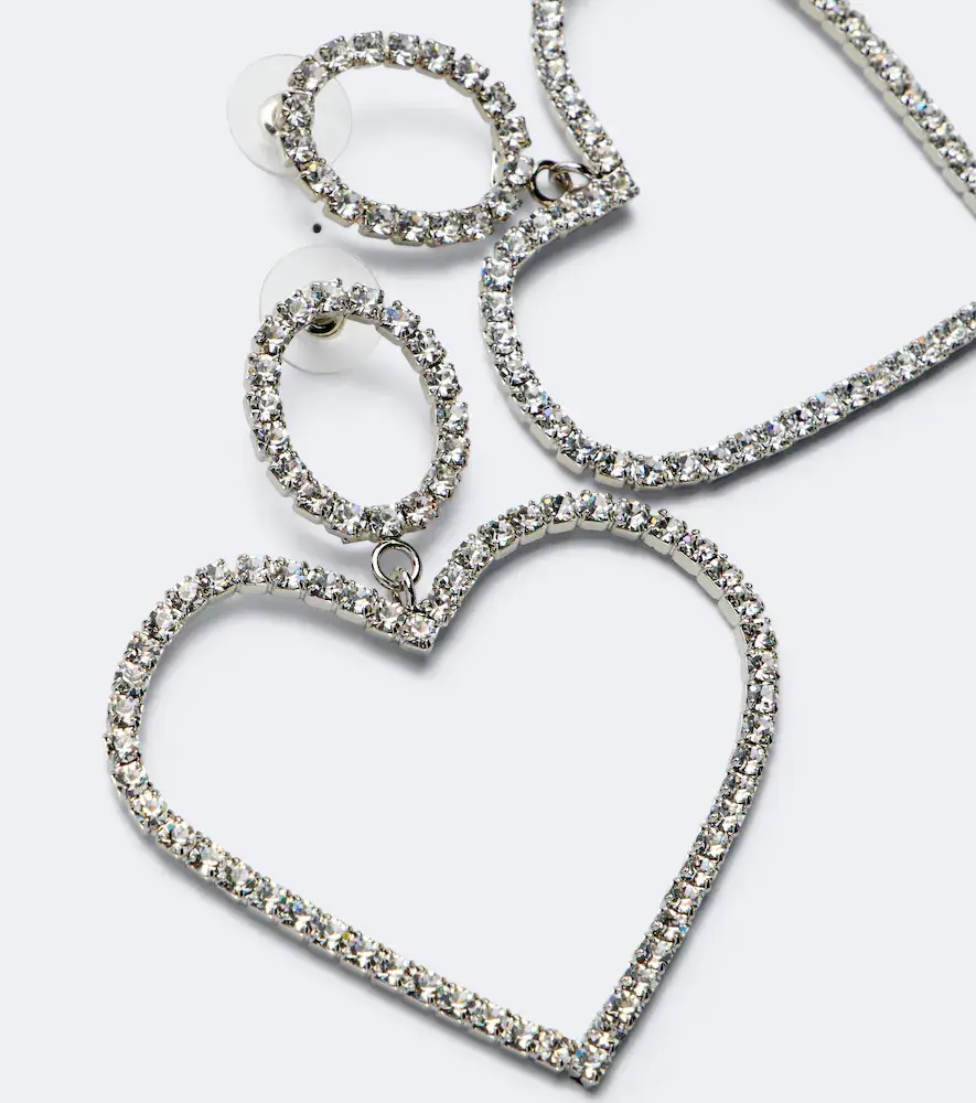 Isabel Marant Crystal-embellished earrings | Thumbnail 2