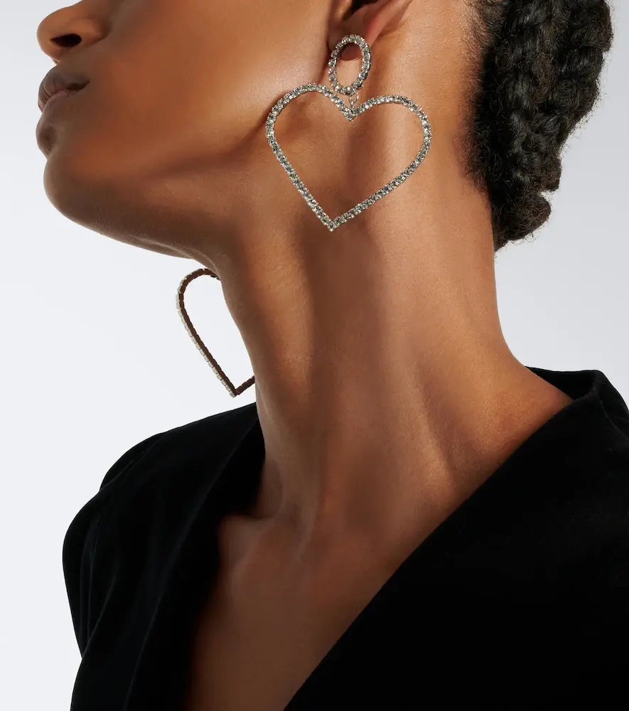 Isabel Marant Crystal-embellished earrings | Thumbnail 5