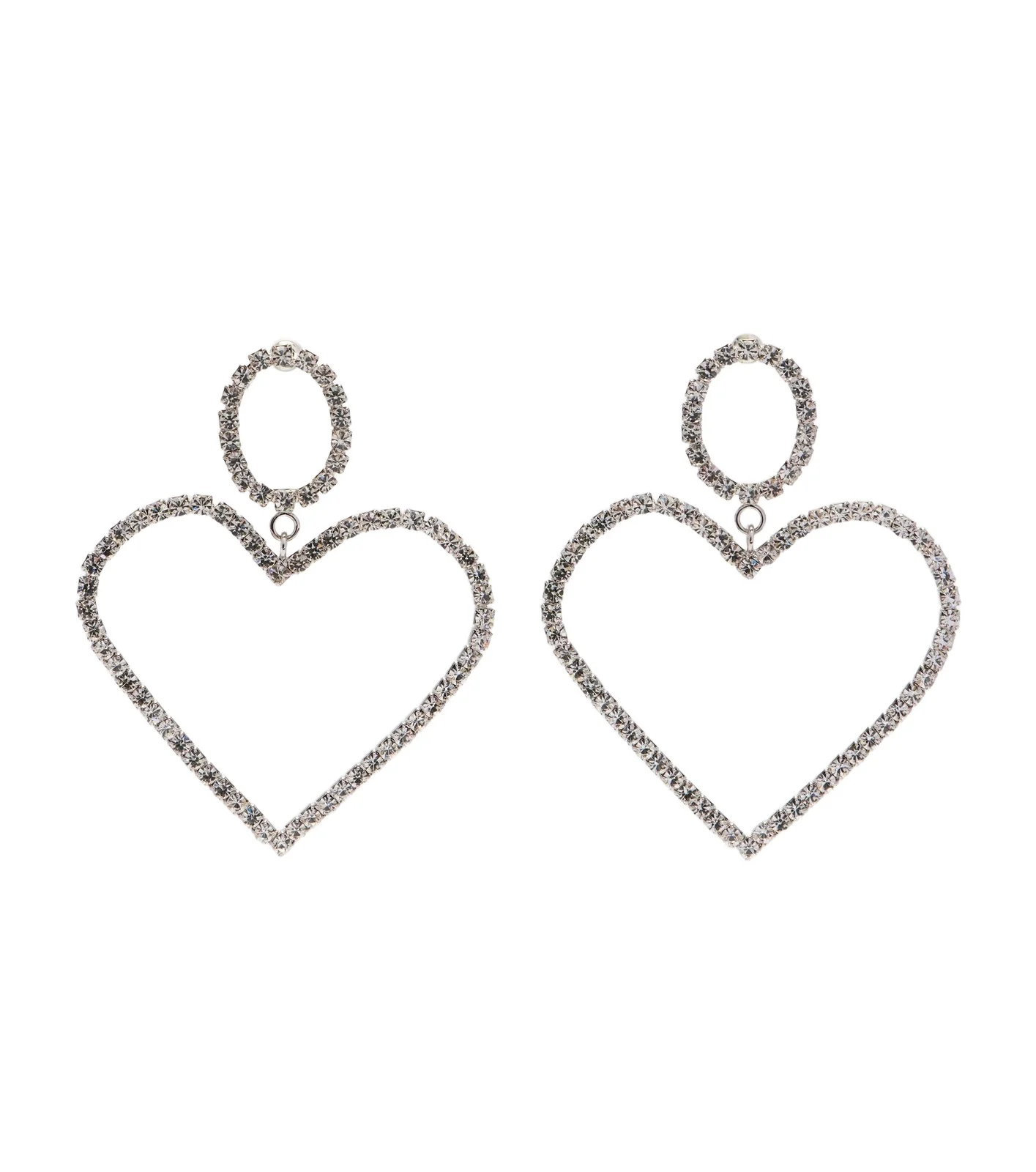 Crystal-embellished earrings
