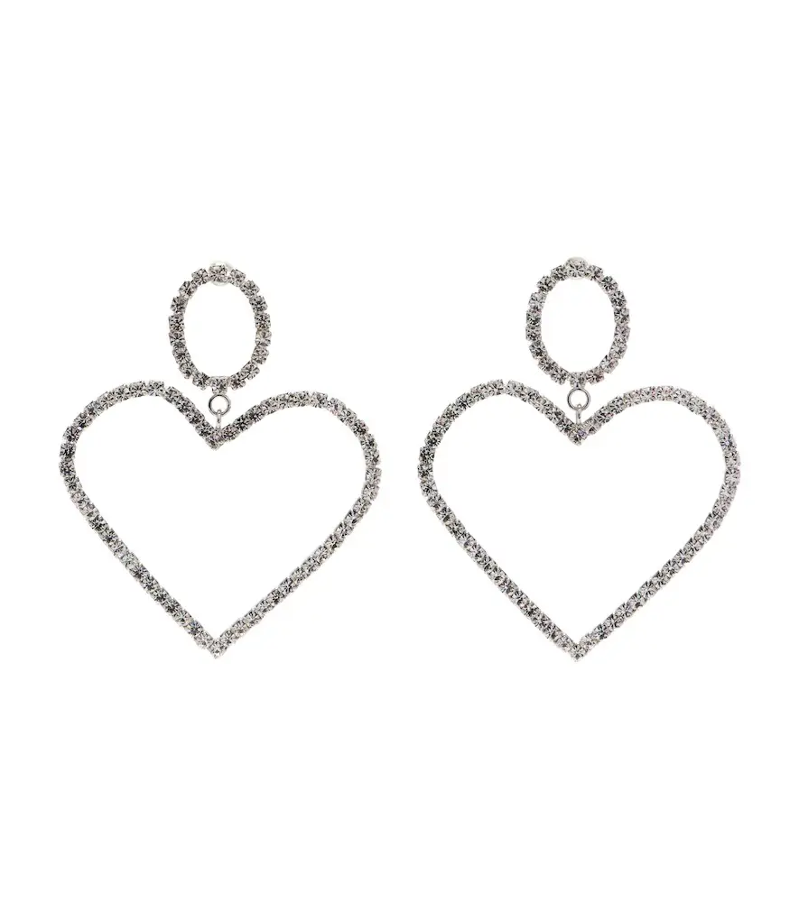 Crystal-embellished earrings