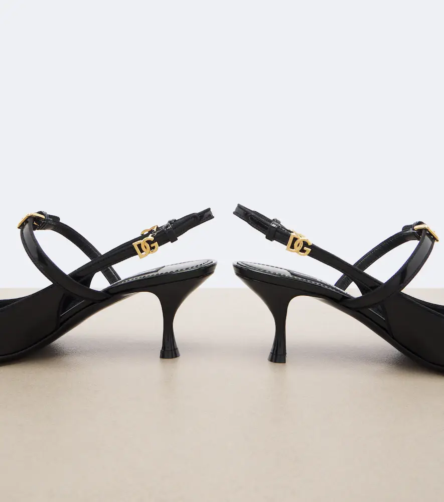 Dolce & Gabbana DG patent leather slingback pumps | Thumbnail 2 Dolce & Gabbana DG patent leather slingback pumps | Thumbnail 2