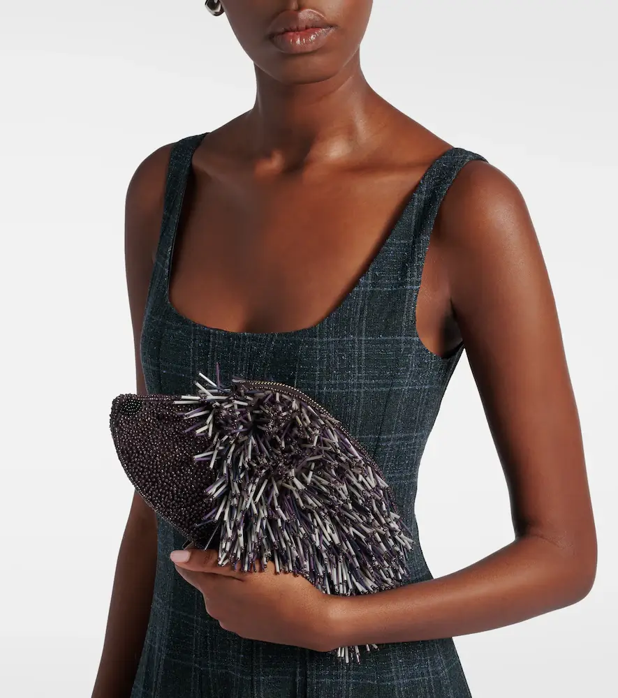 Staud Porcupine beaded clutch | Thumbnail 6 Staud Porcupine beaded clutch | Thumbnail 6