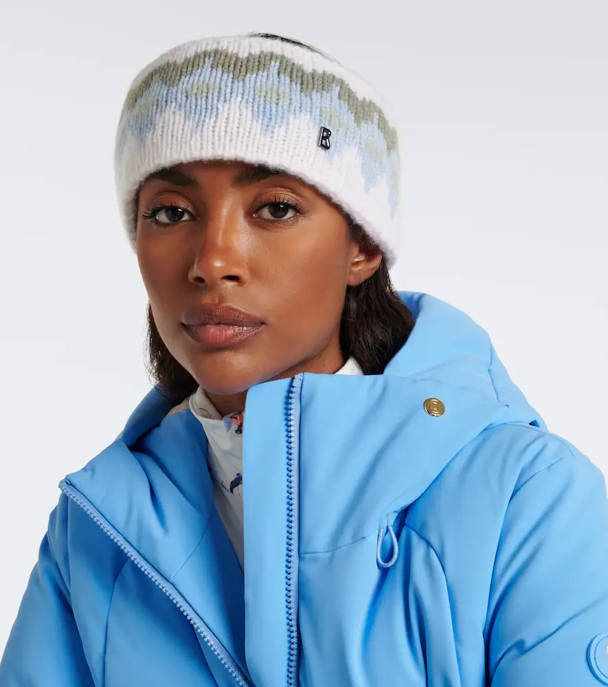 Bogner Loca jacquard cashmere headband | Thumbnail 2
