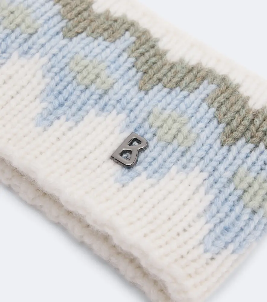 Bogner Loca jacquard cashmere headband | Thumbnail 3