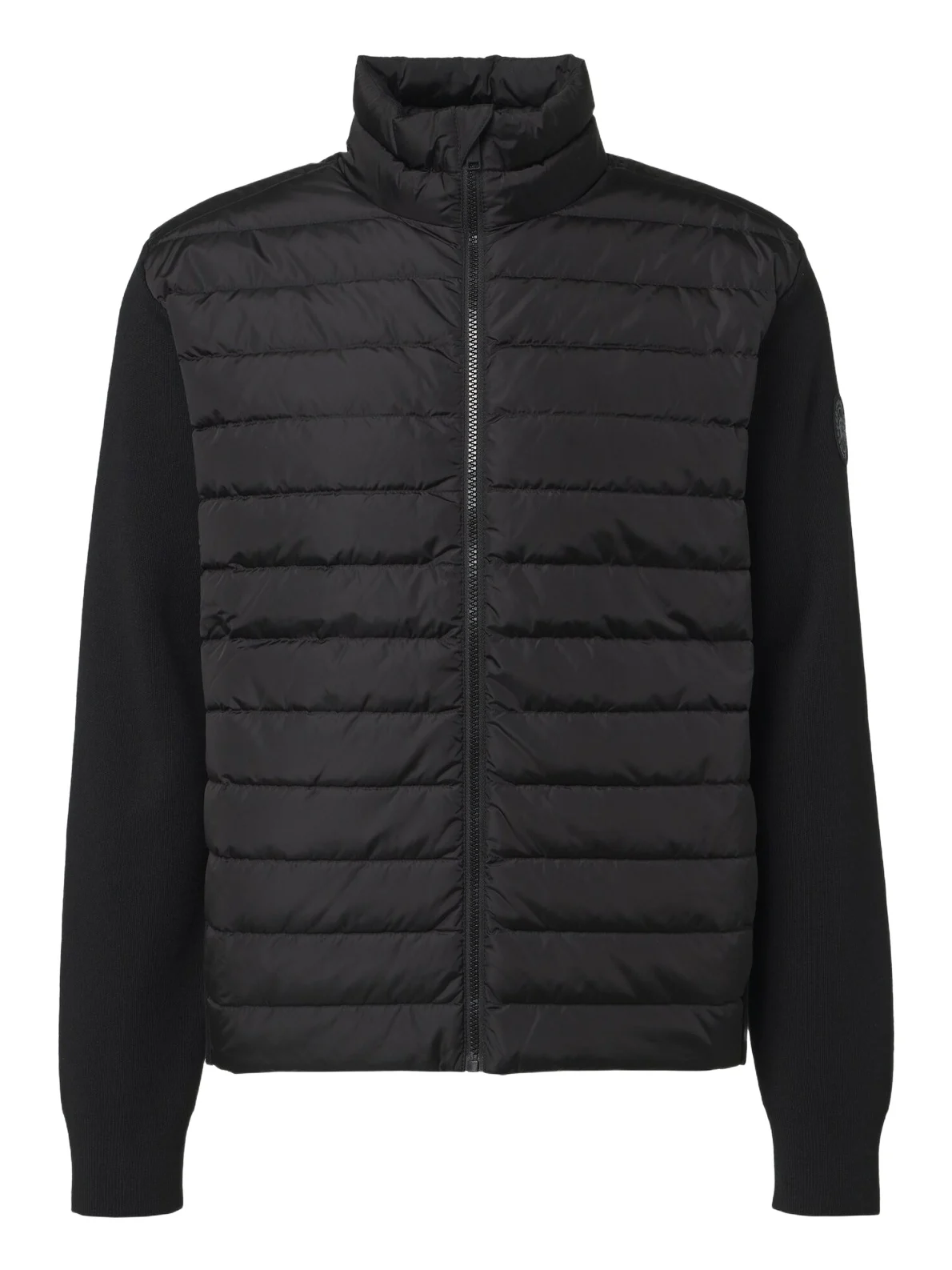 Hybridge Flavio down-paneled wool cardigan Hybridge Flavio down-paneled wool cardigan