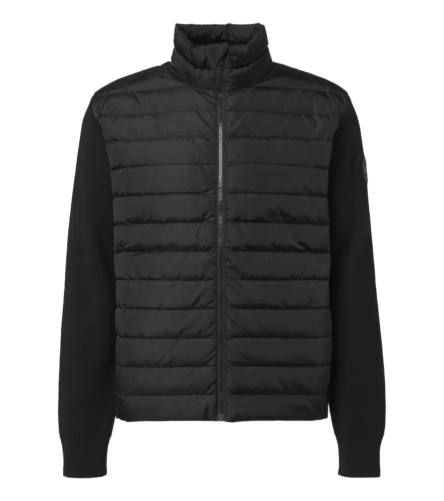 Canada Goose Hybridge Flavio down-paneled wool cardigan