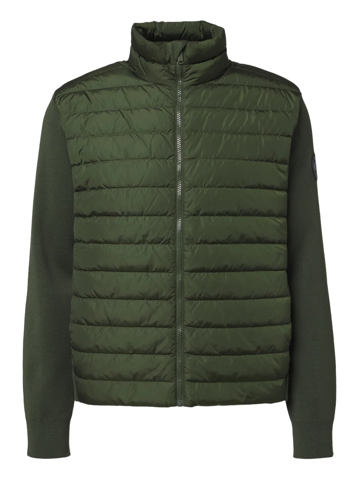 Hybridge Flavio down-paneled wool cardigan Hybridge Flavio down-paneled wool cardigan