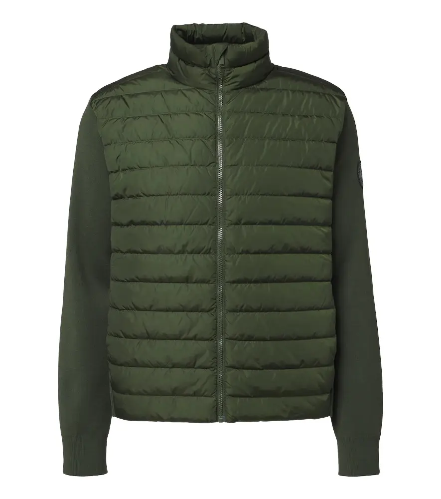 Canada Goose Hybridge Flavio down-paneled wool cardigan